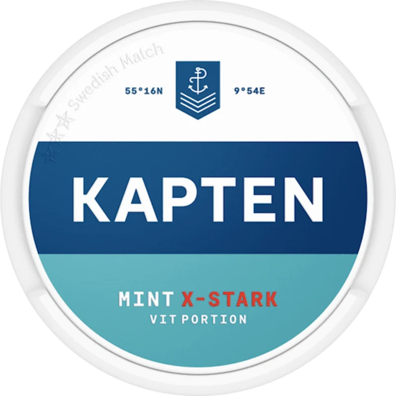 Kapten Mint Vit Portion X-Stark